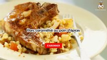 Porc caramélisé au pain d'épices