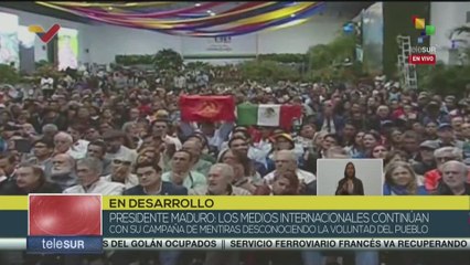 Pdte. Maduro: El pueblo de México derrotó las mentiras de las corporaciones mediáticas
