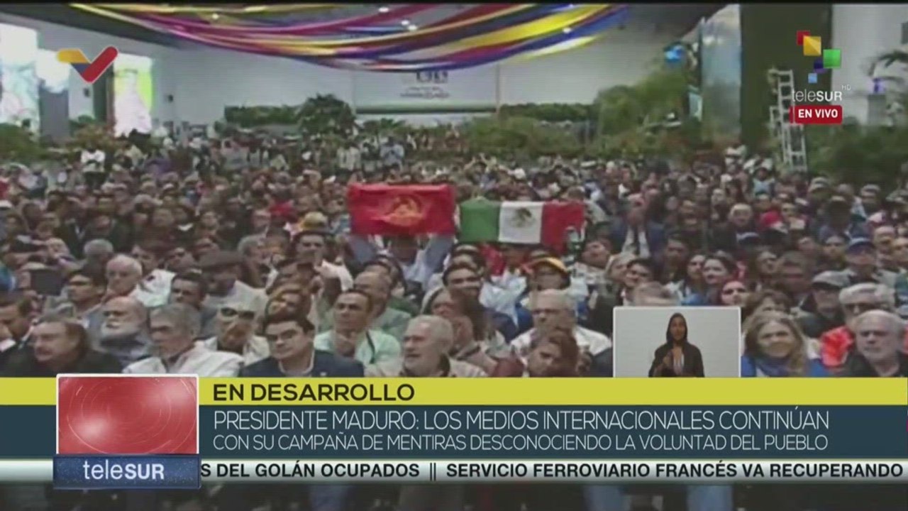 Pdte. Maduro: El pueblo de México derrotó las mentiras de las corporaciones mediáticas