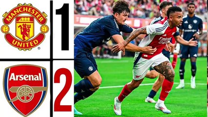 Arsenal vs Manchester United (2-1) Highlights & Goals 2024 | man utd 1-2 arsenal Highlights