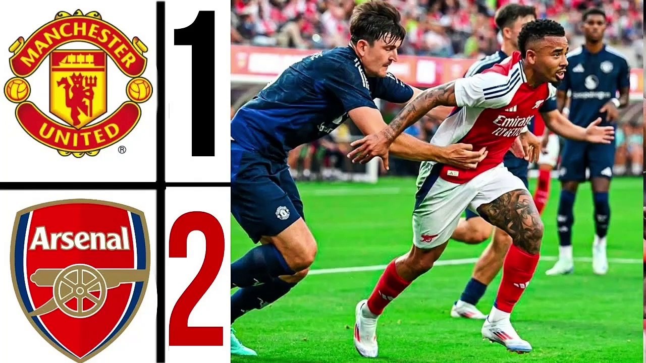 Arsenal vs Manchester United (2-1) Highlights & Goals 2024 | man utd 1-2 arsenal Highlights