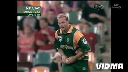 CHRIS CAIRNS & ADAM PARORE 84 RUNS PARTNERSHIP VS SOUTH AFRICA @ BRISBANE IN 2002