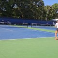 Emma Raducanu at practice in Washington DC