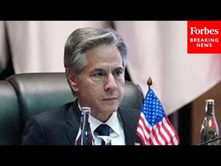 Secretary Of State Antony Blinken Delivers Remarks At US - ASEAN Ministerial Meeting In Laos