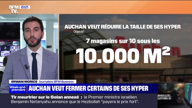 Auchan, en perte de presque 1 milliard d'euros, veut fermer certains de ses hypermarchés