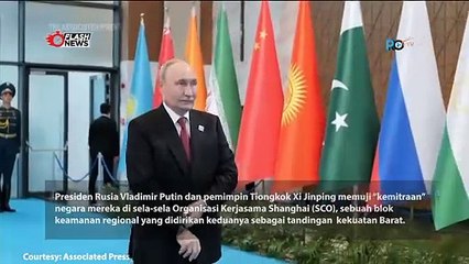 Putin dan Xi Memuji 'stabilitas' Kemitraan Tiongkok-Rusia di sela-sela SCO
