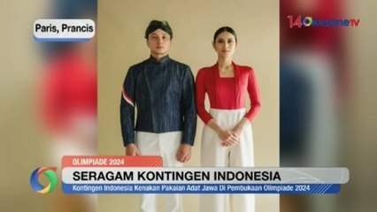 Seragam Kontingen Indonesia di Pembukaan Olimpiade Paris 2024
