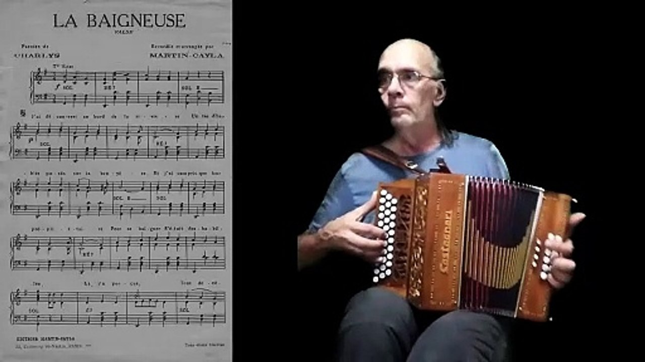 ♫ Accordéon Diatonique : Valse "La Baigneuse"