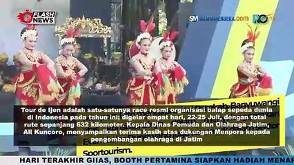 Menpora Dito Hadiri Tour De Banyuwangi Ijen 2024 - Etape I