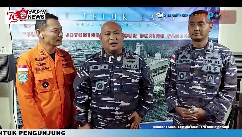 TNI AL dan SAR Gabungan Masih Cari Kapal LCT Cita XX Yang Hilang Kontak di Papua Milik Kemenkominfo