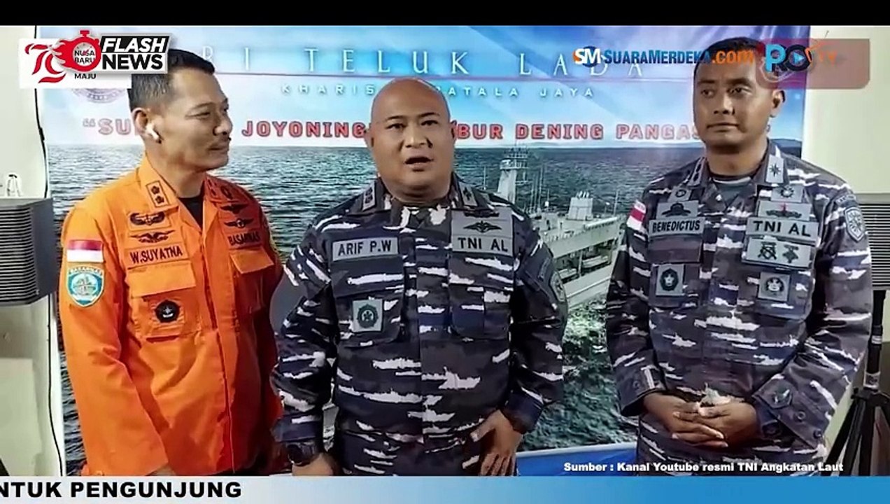 TNI AL dan SAR Gabungan Masih Cari Kapal LCT Cita XX Yang Hilang Kontak di Papua Milik Kemenkominfo