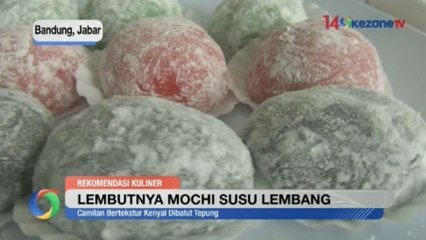 Mochi Susu Lembang, Cemilan Bertekstur Kenyal Dibalut Tepung