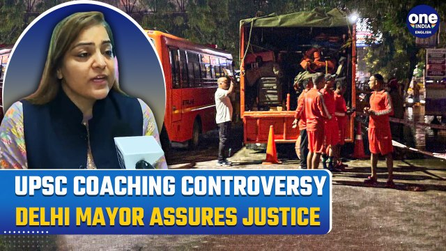 Delhi Rajender Nagar Coaching Flood Kills 3 | Mayor Shelly Oberoi Calls for Strict Action | Watch