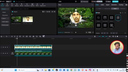 how to make video circle in capcut