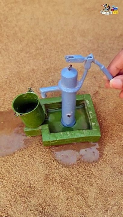 Mini Chaff Cutter Machine Project Mini Hand pump Water Motor And Cow Video Project #34