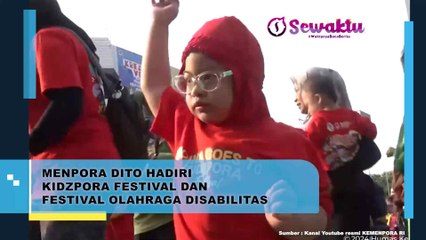 Acara Kidzpora Festival Dan Festival Olahraga Disabilitas Dihadiri Langsung Oleh Menpora Dito Ariotedjo
