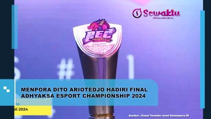 Menpora Dito Ariotedjo Menghadiri Final Adhyaksa Esport Championship 2024