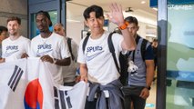 뜨거운 환호 속 태극기와 함께…손흥민(Son Heung-Min)과 토트넘 선수들 2년 만에 방한