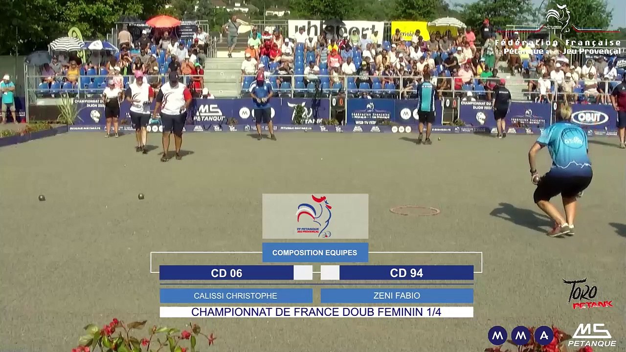 CHAMPIONNATS DE FRANCE IND M - OBJAT 2024 - 1/4 CD94 VS CD06
