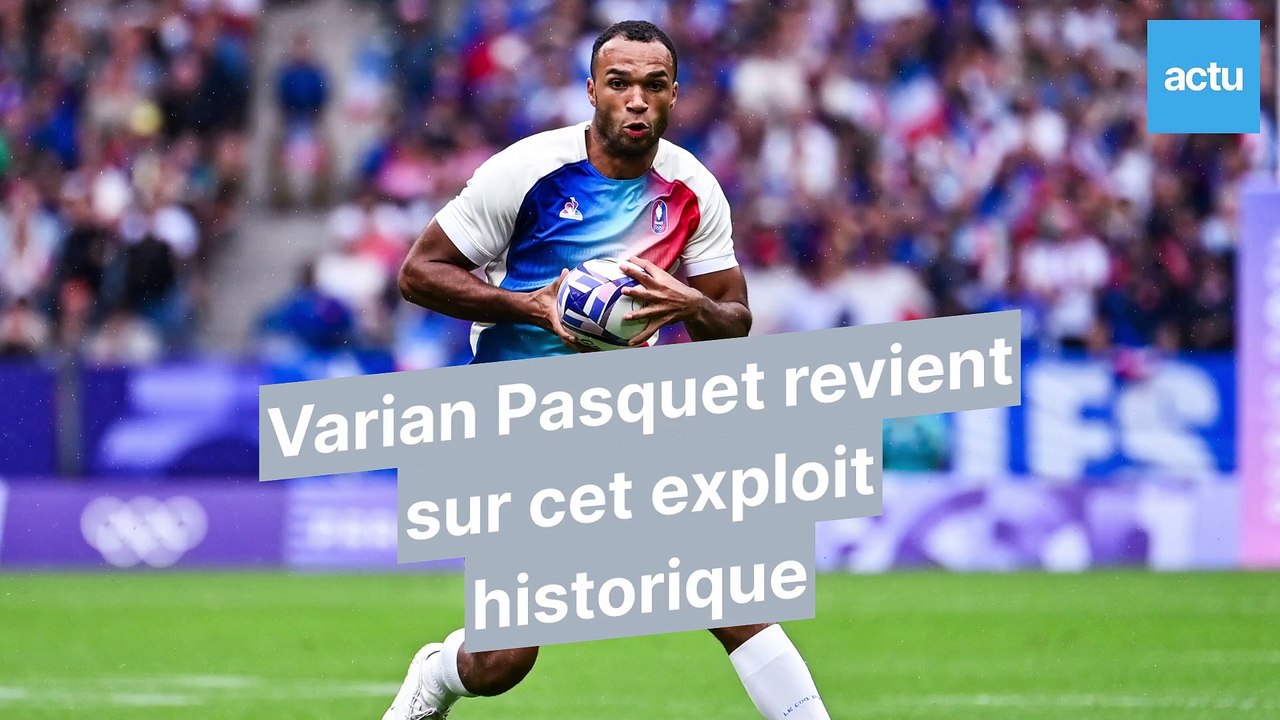 Varian Pasquet champion olympique de rugby à 7 revient sur la performance du groupe aux JO de Paris 2024