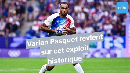 Varian Pasquet champion olympique de rugby à 7 revient sur la performance du groupe aux JO de Paris 2024