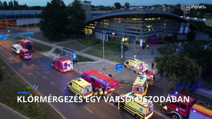 Klórmérgezés egy varsói uszodában