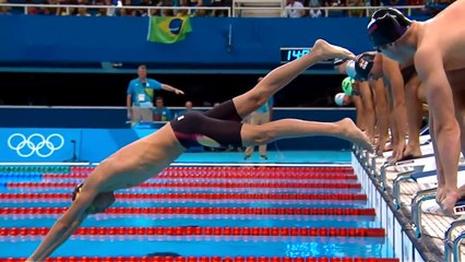 Second chance for a Spanish swimmer after leaving the pool in tears