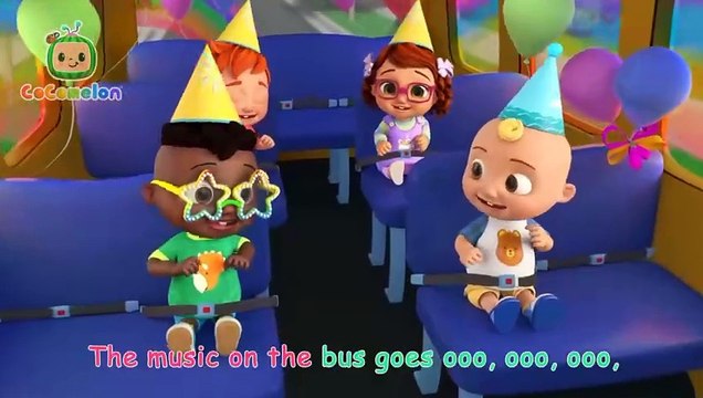 Wheels on the Birthday Bus Song! Happy Birthday JJ! | CoComelon Nursery Rhymes & Kids Songs
