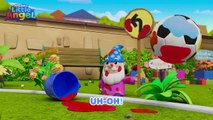 Uh-oh! Colorful Football (Soccer) Chaos! - Little Angel Kids Songs & Nursery Rhymes @LittleAngel