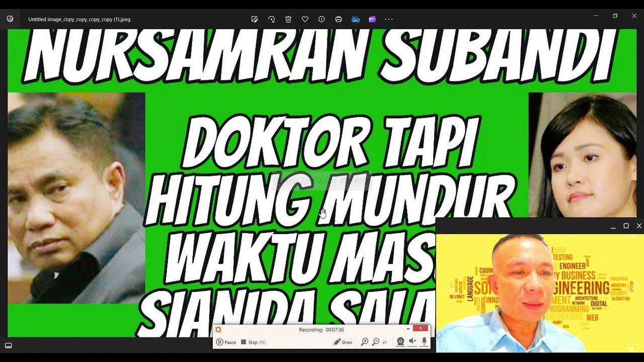 NURSAMRAN SUBANDI: TOKSIKOLOG HITUNG MUNDUR MANUAL SAJA SALAH WAKTU MASUKNYA SIANIDA!