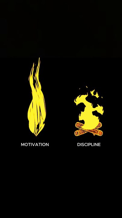 Motivation ignites the Spark, discipline fans the Flame. #motivation #mindset