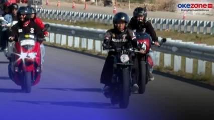 Jajal Jalan Tol di IKN, Jokowi Motoran Bareng Raffi Ahmad hingga Ferry Maryadi