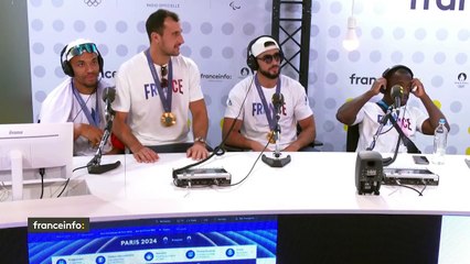 L'équipe de France de rugby à 7 sur franceinfo