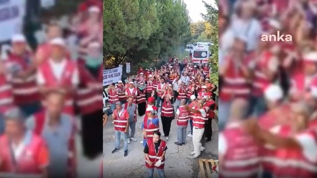 İşçilerin eylemine polis müdahalesi