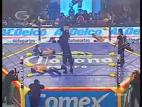 Alex Koslov & La Hermandad Extrema vs. Extreme Tiger, Jack Evans & Rocky Romero ( 2010.02.18 @ AAA Sin Limite Toluca )