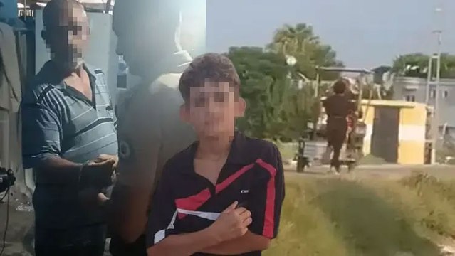 Oğlunu iple bağladığı motosikletin arkasında koşturdu! Baba gözaltına alındı