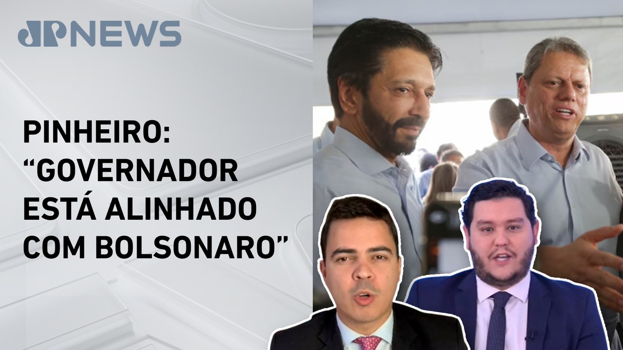 Tarcísio anuncia voto em Ricardo Nunes nas eleições para SP; Ferreira e Pinheiro comentam