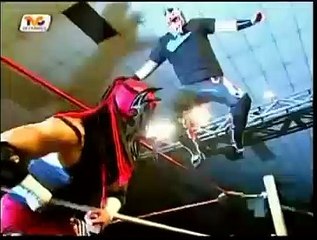 Black Fire & Mini Mr. Aguila vs. Cosmico & Konami ( 2010.02.20 @ Perros del Mal )