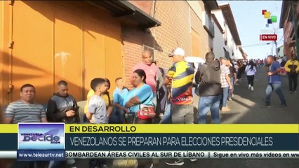 Venezolanos dicen presente en las urnas para ejercer su derecho al voto