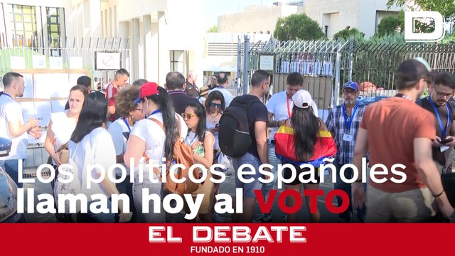 Los políticos españoles llaman a la movilización en las elecciones venezolanas