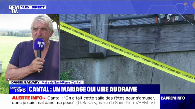 Terrasse effondrée dans le Cantal: Des contrôles sont faits de façon régulière , explique Daniel Salary, le maire de Saint-Pierre
