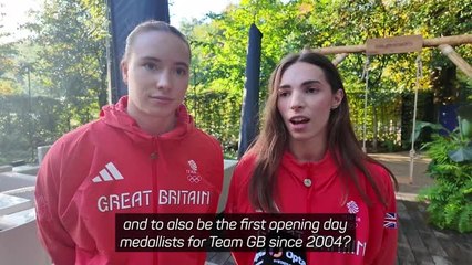 Winning team GB's first Paris 2024 medal feels 'incredible' - Harper and Mew Jensen