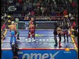 Jack Evans, Laredo Kid & Super Fly vs. La Secta ( 2010.02.27 @ AAA Sin Limite Cuernavaca )