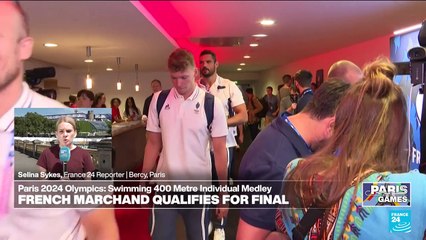 Paris Olympics: French swimmer Leon Marchand qualifies for final