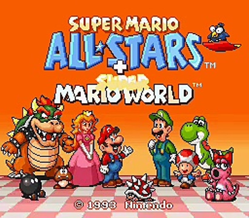 Super Mario All-Stars + Super Mario World online multiplayer - snes