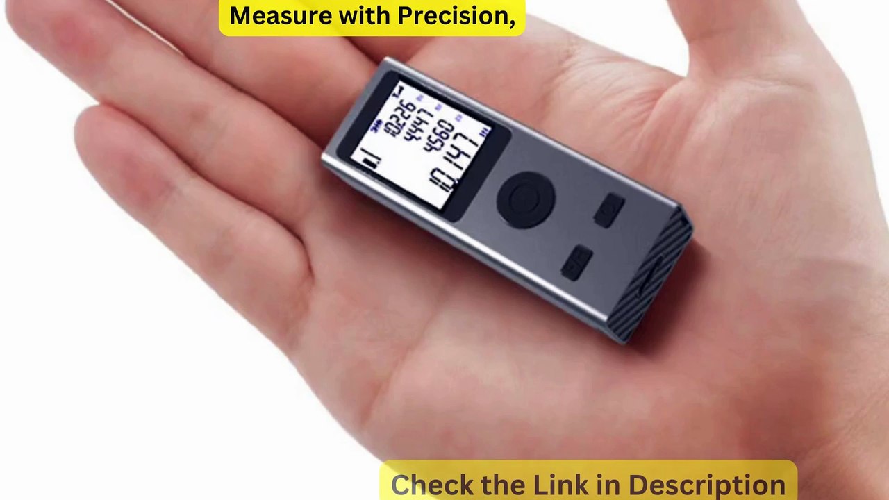 Mini Laser Rangefinder Digital Tape Measure Laser Ruler USB Charge Aluminum Alloy Fuselage Measuring