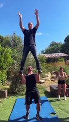 The great entertainer Ran into britthertz I while we were stunning I got angry so I have no choice to stunt him 