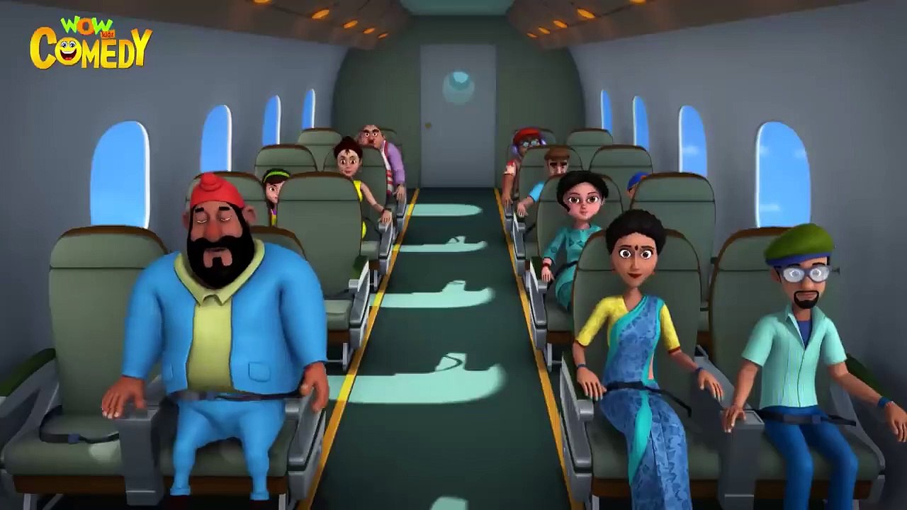 Motu Patlu Cartoon in Hindi  Motu The Pilot  Cartoons for Kids  Wow Kidz Comedy  spot_720p (2)