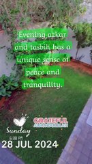 A unique sense of peace and tranquility.