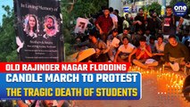 Old Rajinder Nagar Horror: Students Organise Candle March to Protest Against the Authorities